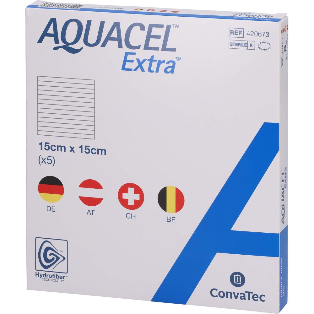 AQUACEL Extra 15x15 cm Verband