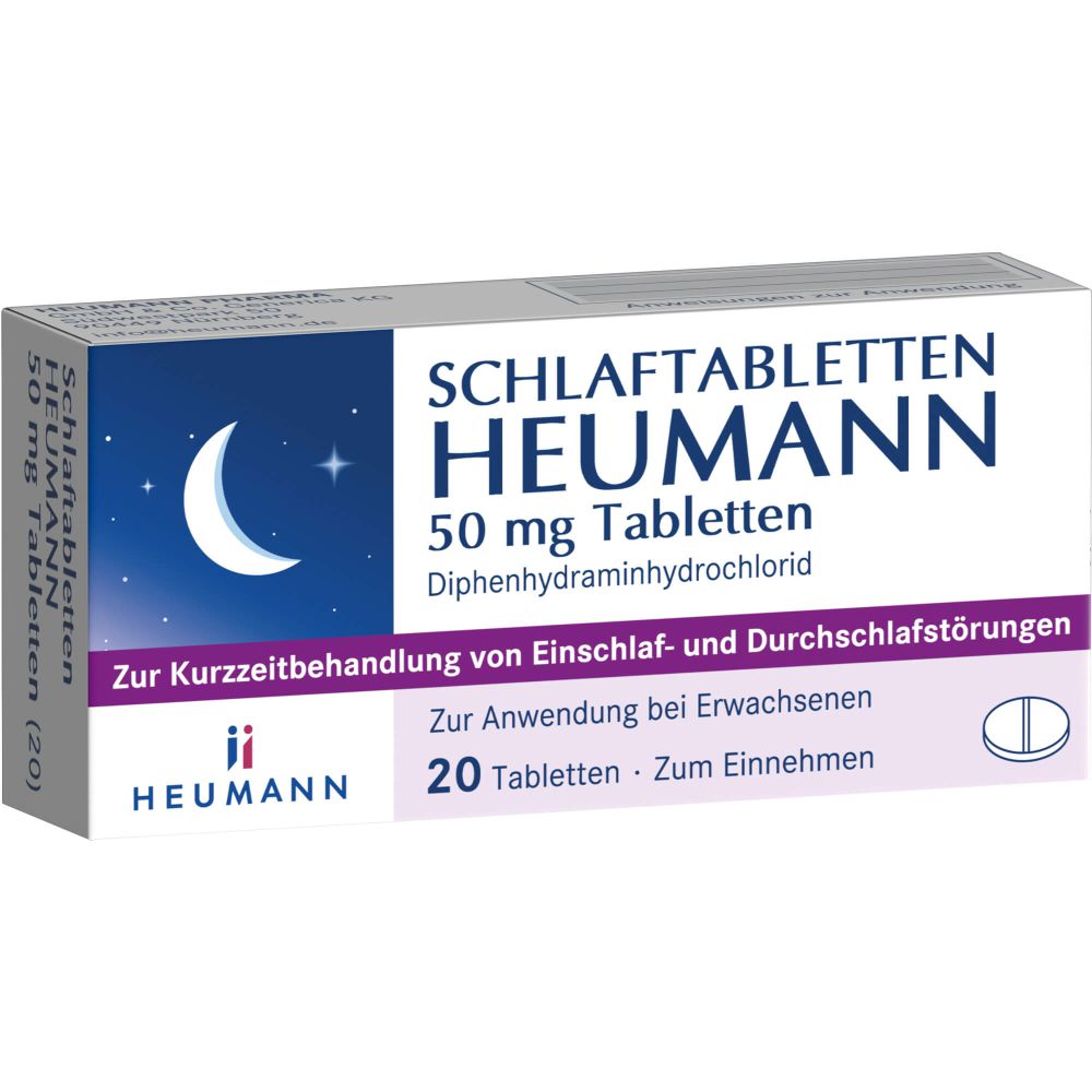 SCHLAFTABLETTEN HEUMANN 50 mg Tabletten