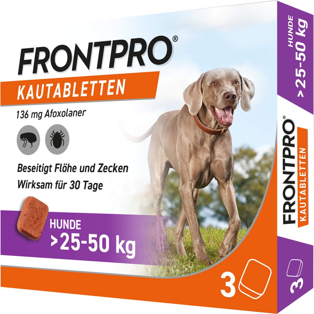 FRONTPRO 136 mg Kautabletten f.Hunde >25-50 kg