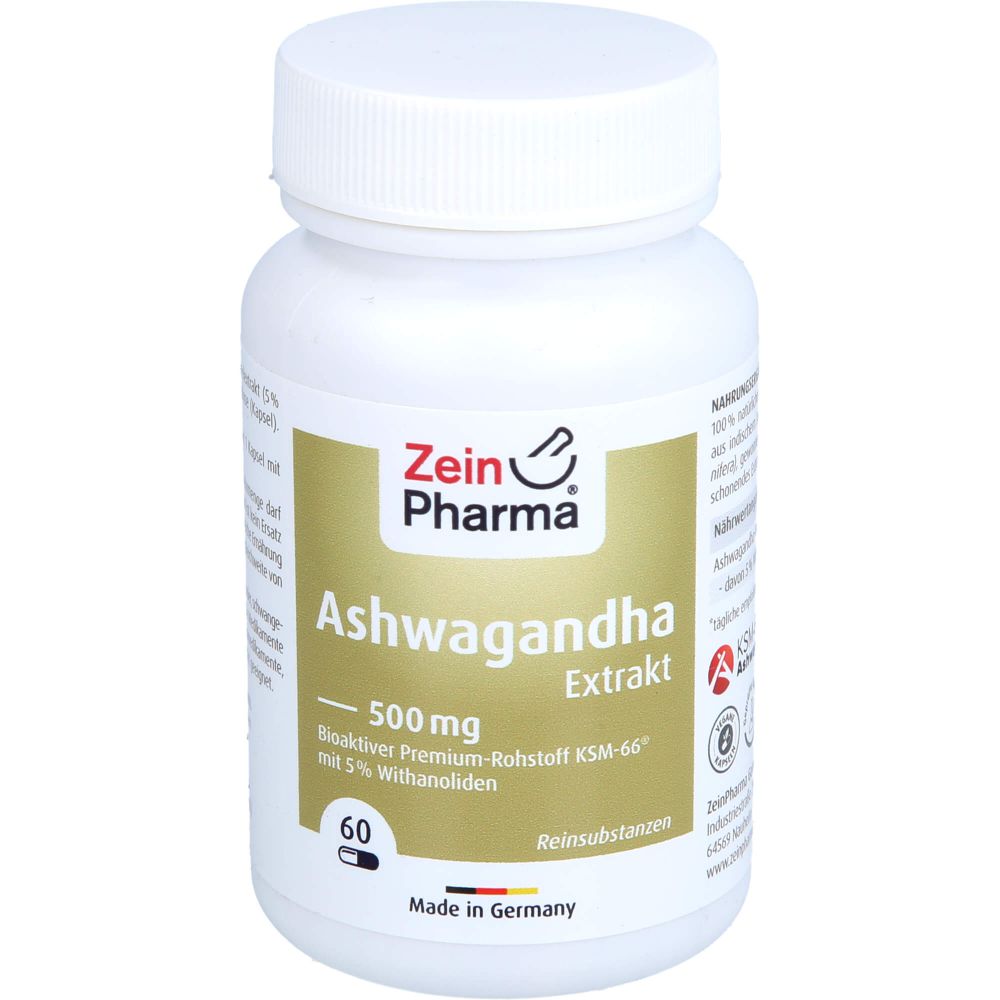 ASHWAGANDHA EXTRAKT 500 mg Kapseln