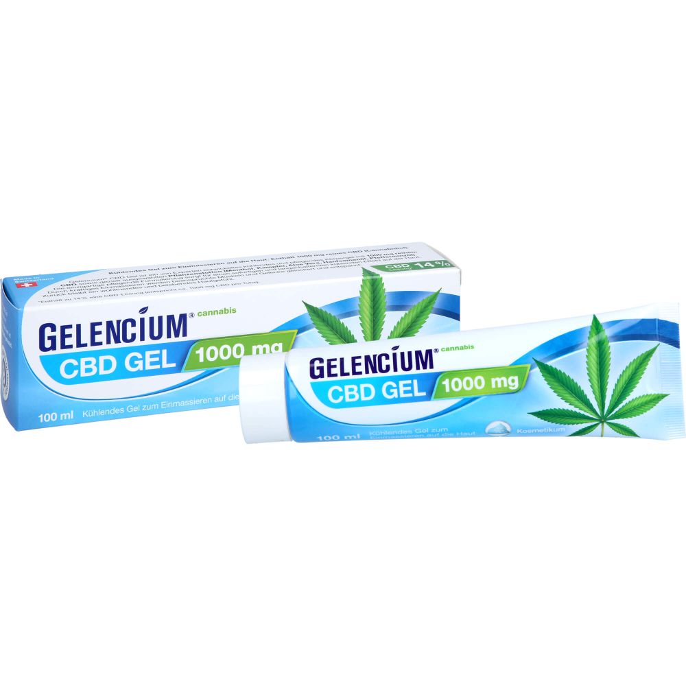 GELENCIUM Cannabis CBD Gel kühlend Tube