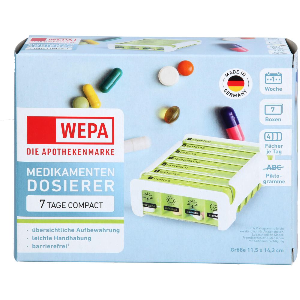 WEPA 7 Tage Compact Wochenmagazin weiß/grün