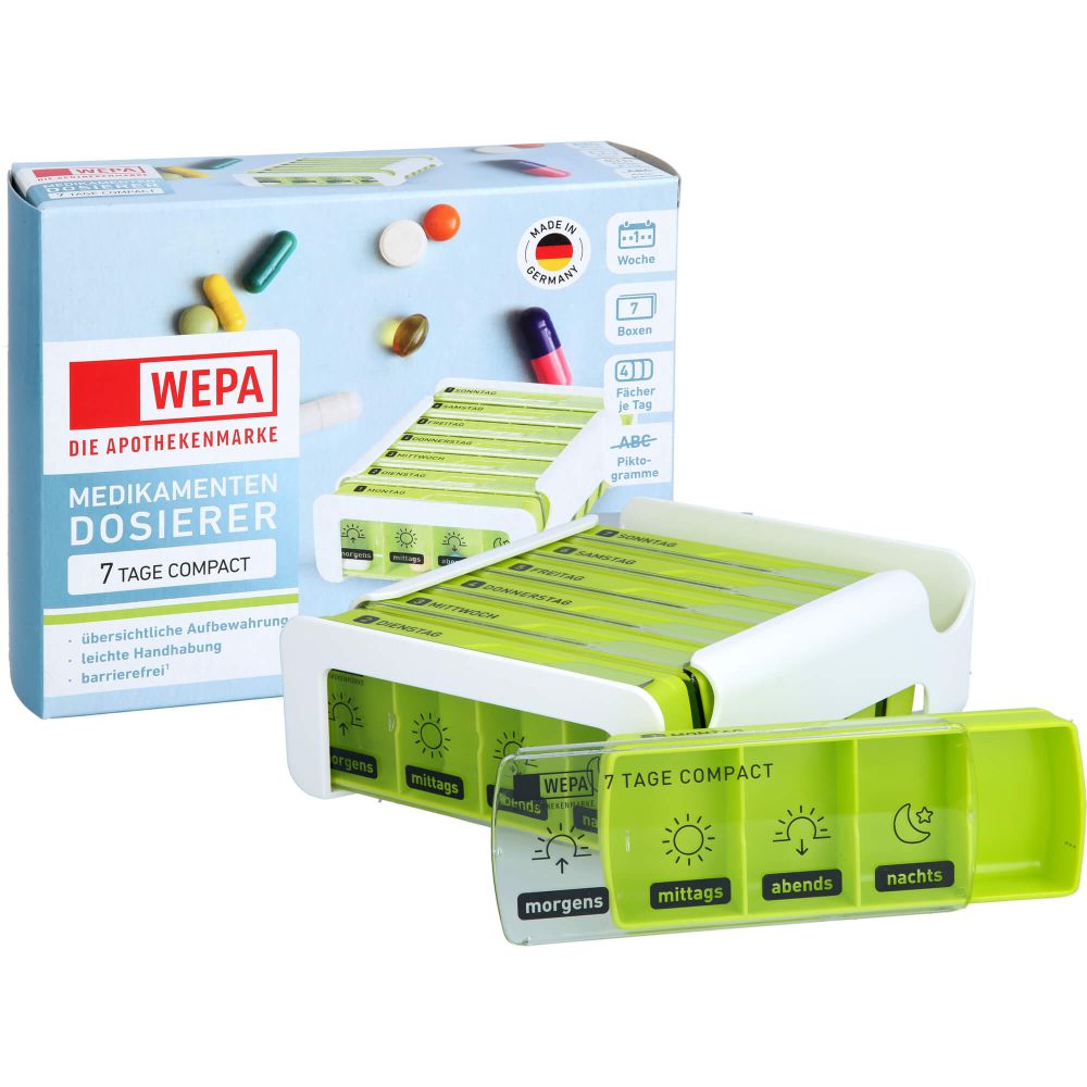 WEPA 7 Tage Compact Wochenmagazin weiß/grün