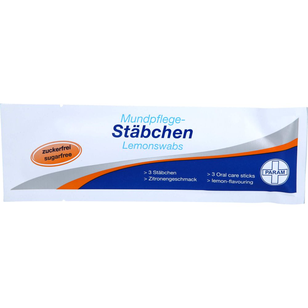 LEMON SWABS Mundpflegestäbchen Zitrone