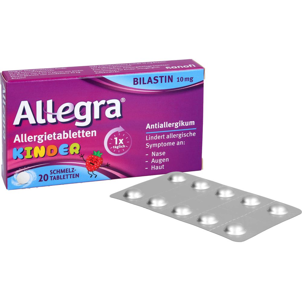 ALLEGRA Allergietabletten Kinder 10 mg Schmelztab.