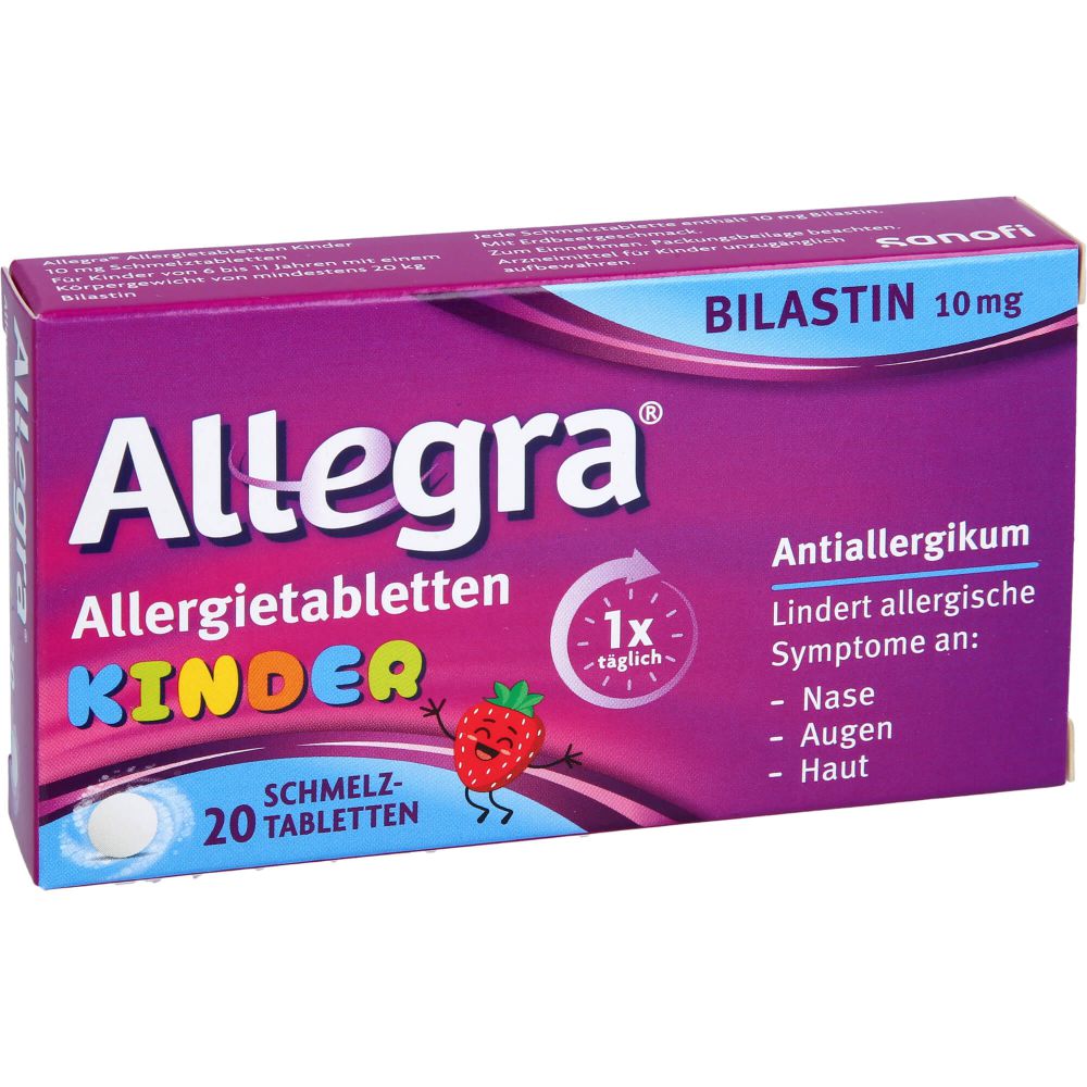 ALLEGRA Allergietabletten Kinder 10 mg Schmelztab.