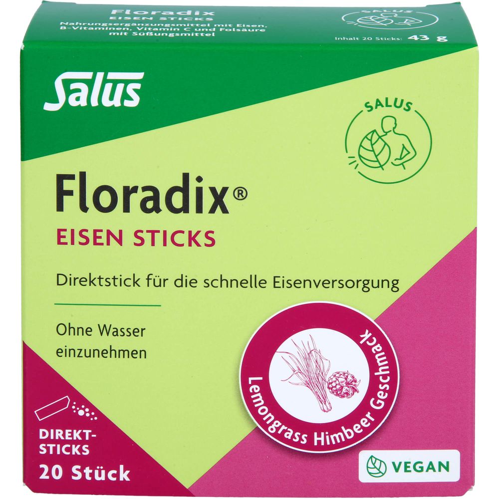 FLORADIX Eisen Sticks Pulver Salus