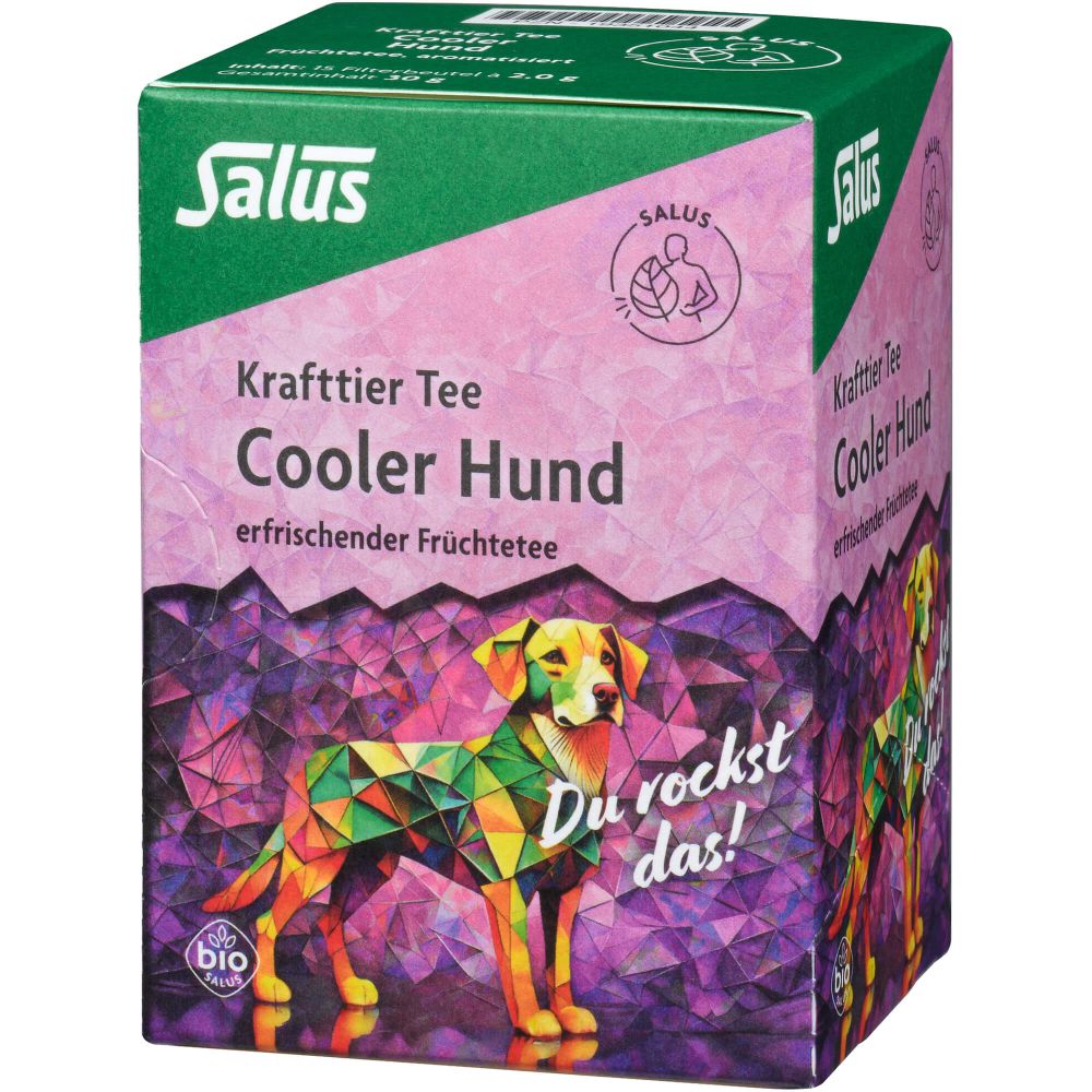 KRAFTTIER Tee Cooler Hund Bio Salus Filterbeutel