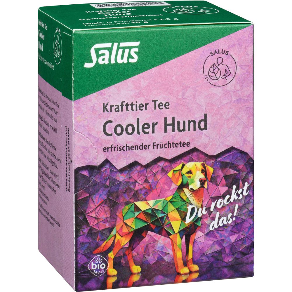 KRAFTTIER Tee Cooler Hund Bio Salus Filterbeutel