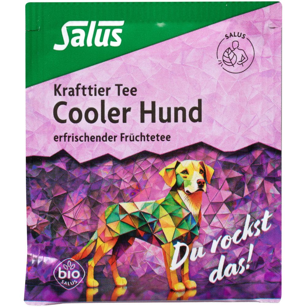 KRAFTTIER Tee Cooler Hund Bio Salus Filterbeutel