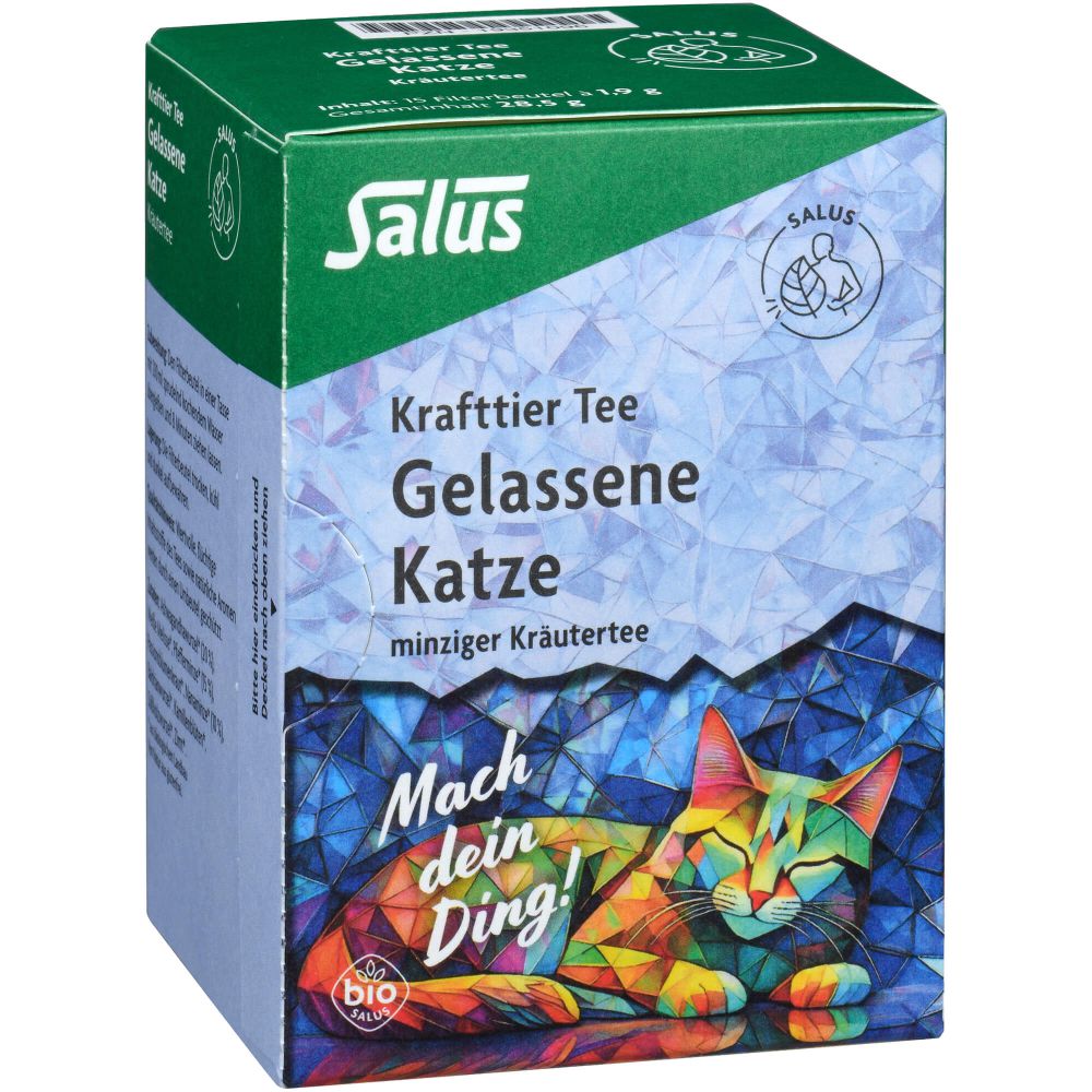 KRAFTTIER Tee Gelassene Katze Bio Salus Filterbtl.