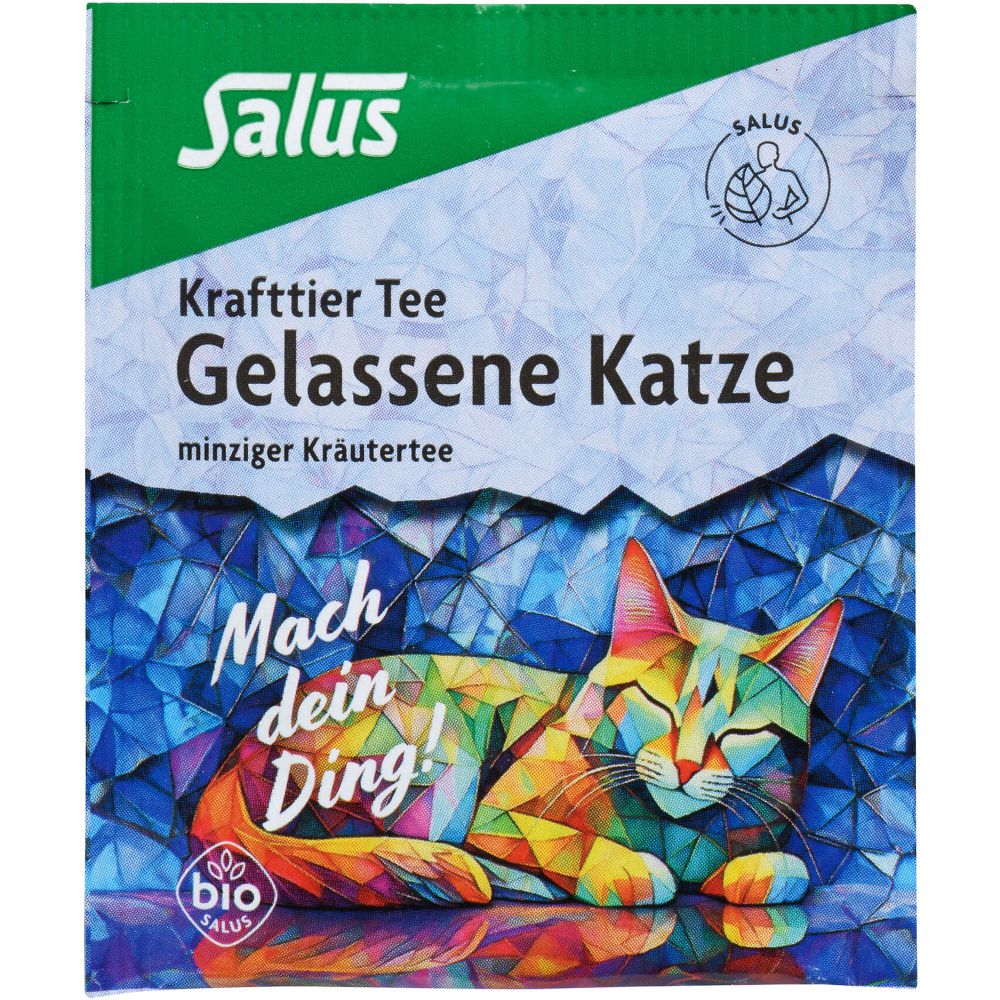 KRAFTTIER Tee Gelassene Katze Bio Salus Filterbtl.