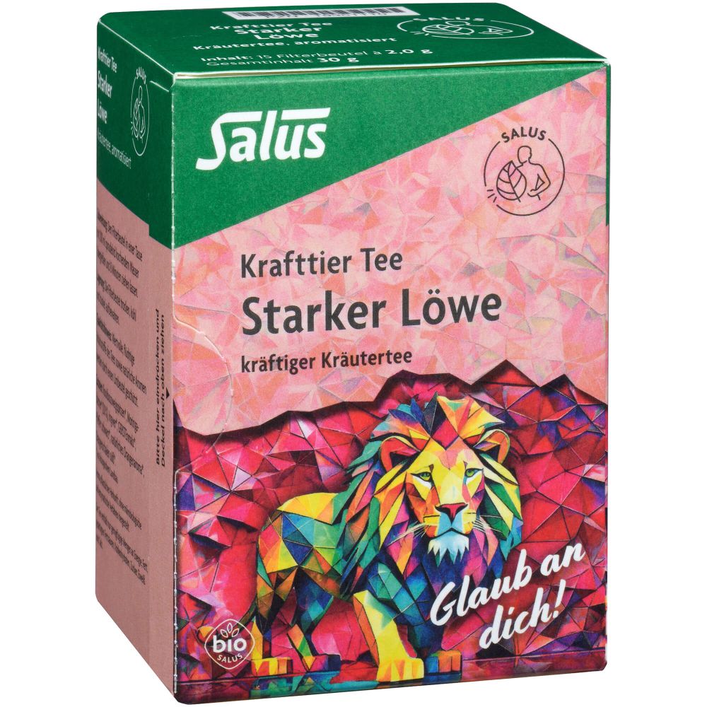 KRAFTTIER Tee Starker Löwe Bio Salus Filterbeutel