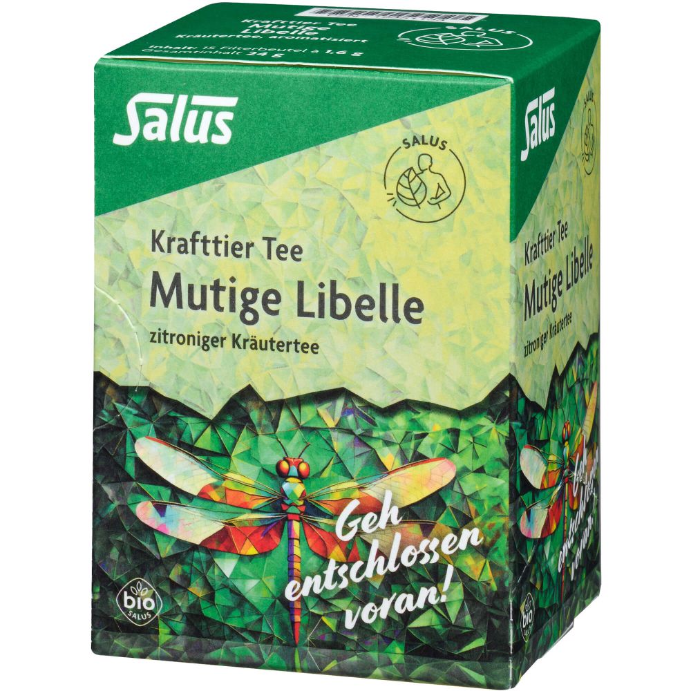 KRAFTTIER Tee Mutige Libelle Bio Salus Filterbeut.