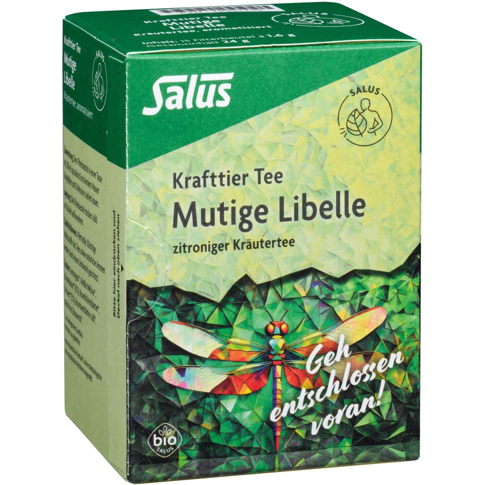 KRAFTTIER Tee Mutige Libelle Bio Salus Filterbeut.