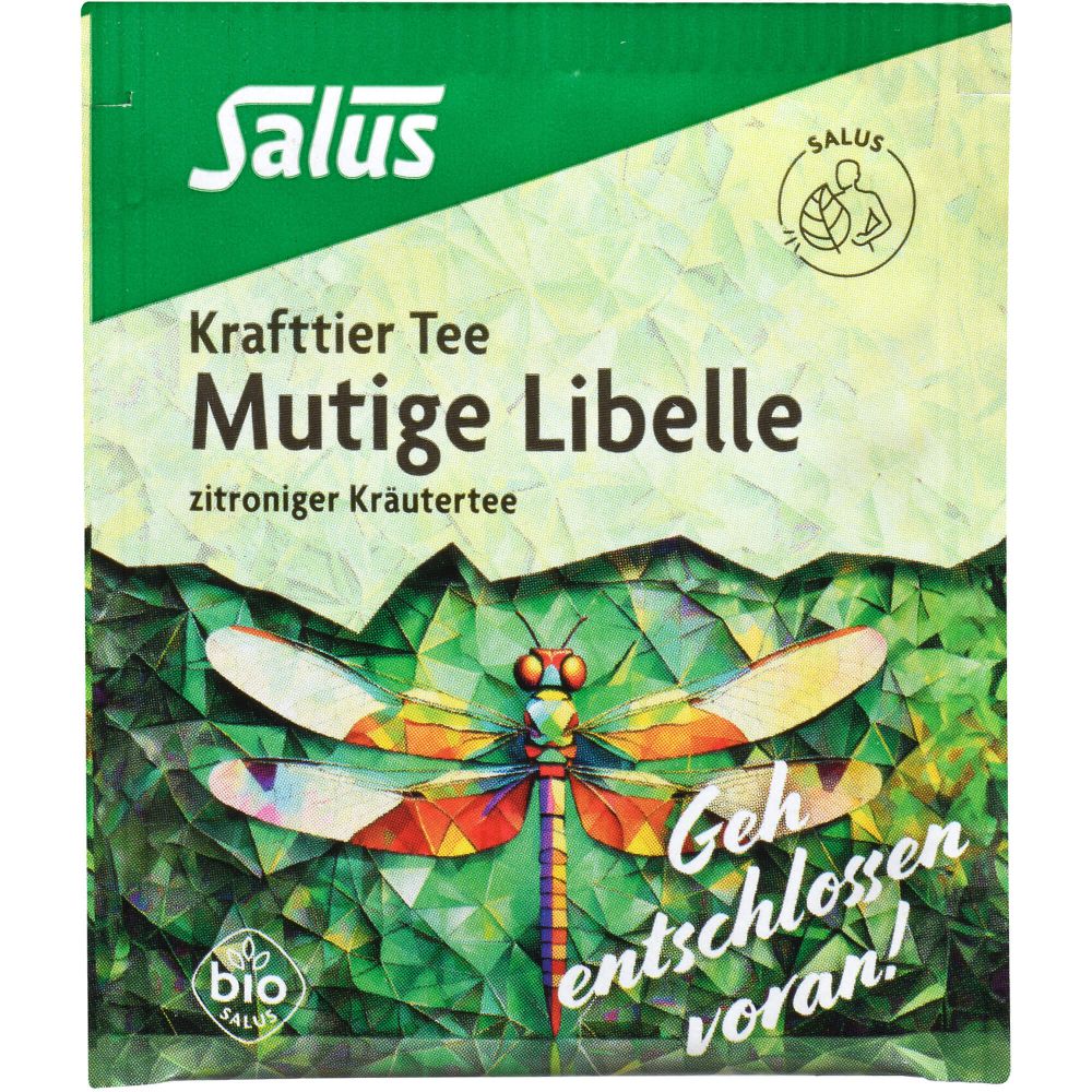 KRAFTTIER Tee Mutige Libelle Bio Salus Filterbeut.