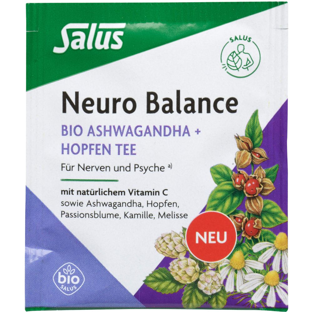 NEURO BALANCE Bio Ashwagandha+Hopfen Tee Salus