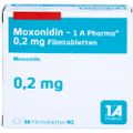 MOXONIDIN-1A Pharma 0,2 mg Filmtabletten