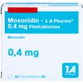 MOXONIDIN-1A Pharma 0,4 mg Filmtabletten