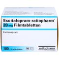 ESCITALOPRAM-ratiopharm 20 mg Filmtabletten