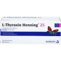 L-THYROXIN 25 Henning Tabletten in Kalenderpackung