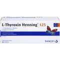 L-THYROXIN 125 Henning Tabl.i.Kalenderpack.