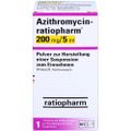 AZITHROMYCIN-ratioph.200mg/5ml Plv.z.Susp.-Herst.