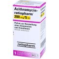 AZITHROMYCIN-ratioph.200mg/5ml Plv.z.Susp.-Herst.