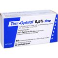 TIM OPHTAL 0,5% sine Augentropfen