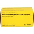 SIMVASTATIN 20 AAA-Pharma Filmtabletten