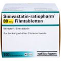 SIMVASTATIN-ratiopharm 80 mg Filmtabletten