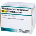 SIMVASTATIN-ratiopharm 80 mg Filmtabletten