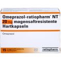 OMEPRAZOL-ratiopharm NT 20 mg magensaftr.Hartkaps.