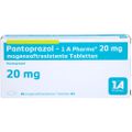 PANTOPRAZOL-1A Pharma 20 mg magensaftres.Tabletten