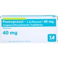 PANTOPRAZOL-1A Pharma 40 mg magensaftres.Tabletten