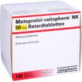 METOPROLOL-ratiopharm NK 50 mg Retardtabletten