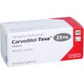 CARVEDILOL Teva 25 mg Tabletten