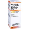 DICLOFENAC-ratiopharm Lösung bei Migräne