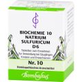 BIOCHEMIE 10 Natrium sulfuricum D 6 Tabletten