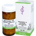 BIOCHEMIE 10 Natrium sulfuricum D 6 Tabletten