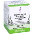 BIOCHEMIE 10 Natrium sulfuricum D 12 Tabletten