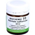 BIOCHEMIE 10 Natrium sulfuricum D 12 Tabletten