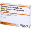 PANTOPRAZOL-ratiopharm 20 mg magensaftr.Tabletten