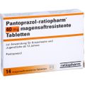 PANTOPRAZOL-ratiopharm 40 mg magensaftr.Tabletten