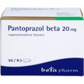 PANTOPRAZOL beta 20 mg magensaftres.Tabletten