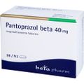 PANTOPRAZOL beta 40 mg magensaftres.Tabletten