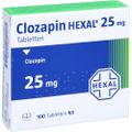 CLOZAPIN HEXAL 25 mg Tabletten