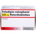 FELODIPIN-ratiopharm 2,5 mg Retardtabletten