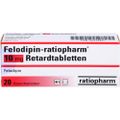 FELODIPIN-ratiopharm 10 mg Retardtabletten