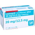 LISINOPRIL-1A Pharma plus 20 mg/12,5 mg Tabletten